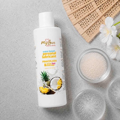 Żel intymny i do masażu 2w1 Pinacolada 300 ml - 1 2