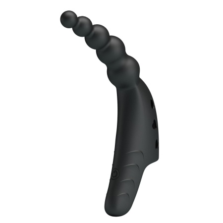 Wibrator palcowy Jordin 10 wibracji, elastyczny silikon, ok. 17 cm - 3