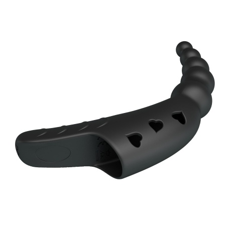 Wibrator palcowy Jordin 10 wibracji, elastyczny silikon, ok. 17 cm - 6