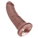 King Cock 8" Cock Brown – Realistyczne Dildo z Przyssawką i Uprzężą Strap-on, 21,5 cm - 6