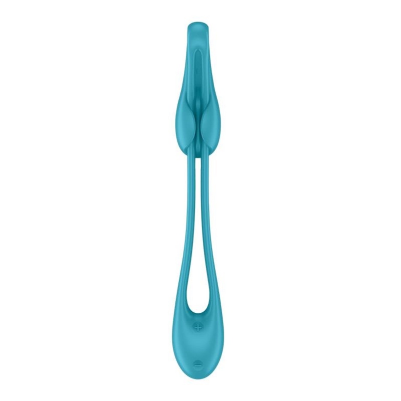 Multiwibrator Plug & Play 1 - elastyczny korek analny, wibrator lay-on i pierścień na penisa, długość całkowita 43,5 cm - 4