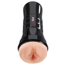 Masturbator PDX Extreme Wet Pussies Super Luscious Lips XXL — samonawilżający materiał Fanta-Flesh z regulacją podciśnienia, 26 - 4