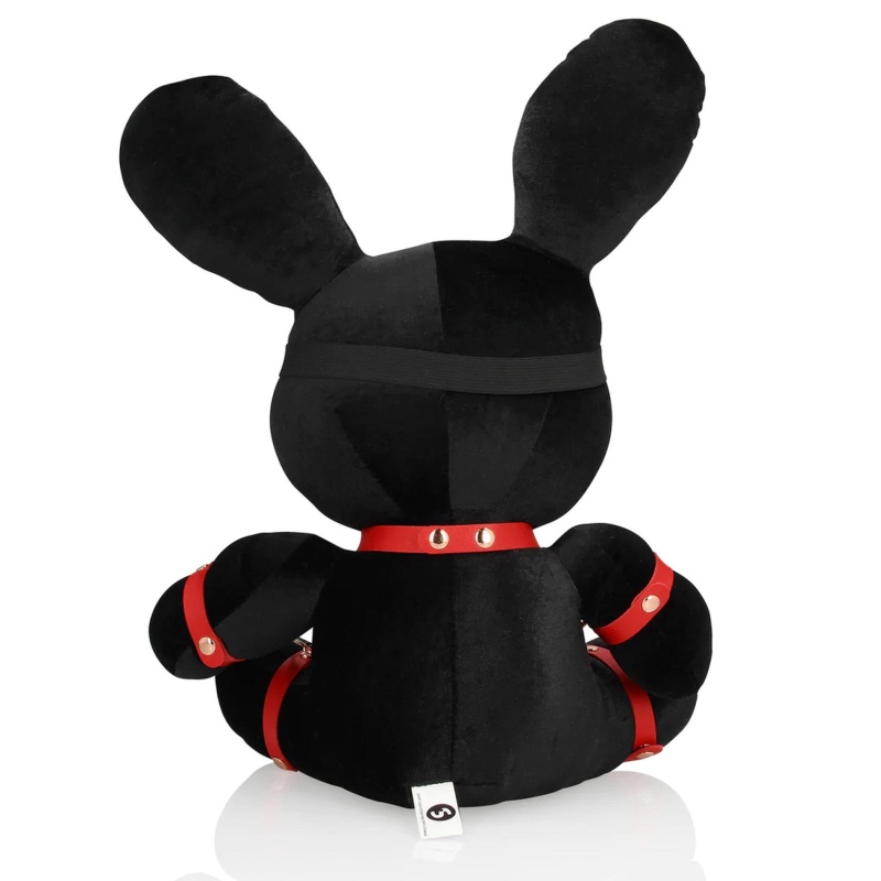 Rabbit Bondage - Velvet - Large - Black - 2