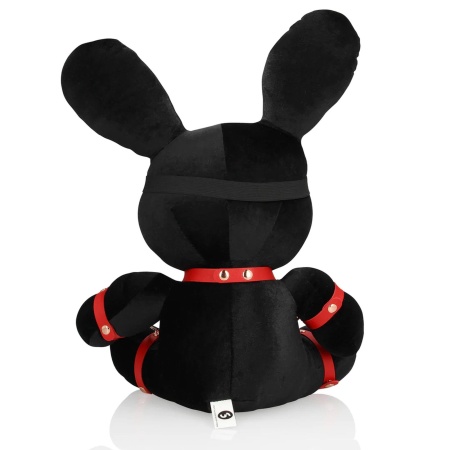 Rabbit Bondage - Velvet - Large - Black - 2