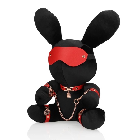 Rabbit Bondage - Velvet - Large - Black - 3