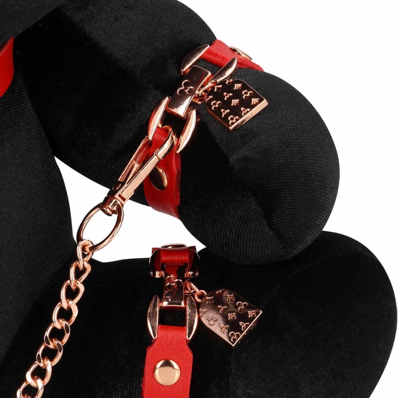 Rabbit Bondage - Velvet - Large - Black - 5