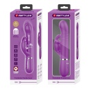 Wibrator króliczek Coale Purple - podwójne silniki, 7 wibracji, 4 rotacje, 4 tryby wypychania, silikon, opak. 290 × 105 × 65 mm - 12
