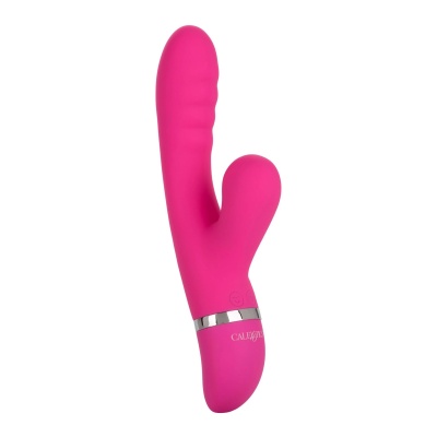 Wibrator dwustymulacyjny Foreplay Frenzy Pucker z funkcjami ssania i wibracji 21 cm - 1