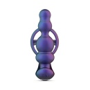 Korek analny z pierścieniem erekcyjnym Stellar Force - wibrująco-rotujący, 10 cm, Ø 3,4 cm - 4