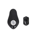 Wibrujący korek analny E-Stim z elektrostymulacją, pierścieniem erekcyjnym i pilotem, 14,5 cm - 6