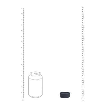 Liquid Silicone Ball Strap - S - 34mm - Black - 5