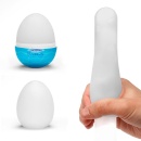 Egg Wavy II Cool - zestaw sześciu jednorazowych masturbatorów z chłodzącym lubrykantem mentolowym, długość 7 cm - 4