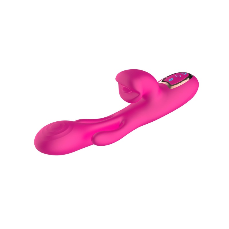 Vibrator 3w1 z Symulacją Języka i Ruchem Kołyszącym - Kompaktowy Silikon Medyczny - 8