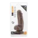 Dildo Dr. Skin Mr. Smith 7'' - realistyczna faktura żył, przyssawka, 17,8 cm - 1