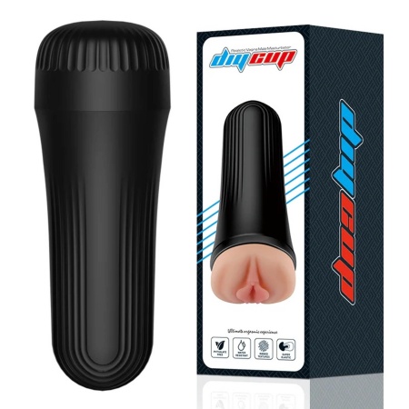 Masturbator DIY Cup Kinky Milf 24 cm czarno-beżowy - 1