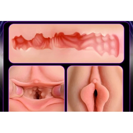 Masturbator DIY Cup Kinky Milf 24 cm czarno-beżowy - 3