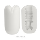 Masturbator Masha - elastyczny, z podwójną fakturą, 10 cm - 4