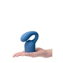 Glider Petite - obciążona nakładka silikonowa z żebrowaniem, długość insertacyjna 9,75 cm, szerokość główki 3,3 cm - 4