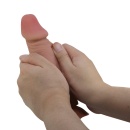 Dildo Sliding Skin z przesuwną skórą i przyssawką, 20,6 cm - 8