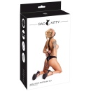 Zestaw Bondage z Hakiem Analnym 24 cm - Regulowany Pas 26-44 cm i Knebel Kulkowy 4,4 cm - 1