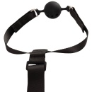 Zestaw Bondage z Hakiem Analnym 24 cm - Regulowany Pas 26-44 cm i Knebel Kulkowy 4,4 cm - 6