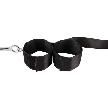Zestaw Bondage z Hakiem Analnym 24 cm - Regulowany Pas 26-44 cm i Knebel Kulkowy 4,4 cm - 8