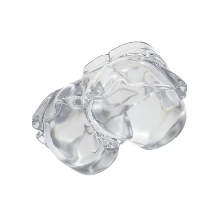 Przezroczysty masturbator See-Through 2 kg z podwójnym kanałem o głębokości 17 cm - 3