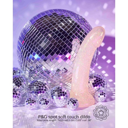 Dildo silikonowe Extravaganza Limited Edition z przyssawką, długość wprowadzalna 14,8 cm, średnica 3,5 cm - 2