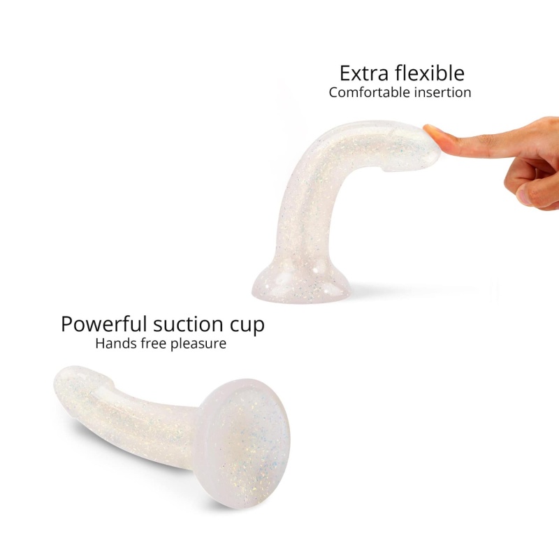 Dildo silikonowe Extravaganza Limited Edition z przyssawką, długość wprowadzalna 14,8 cm, średnica 3,5 cm - 3