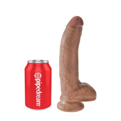 KING COCK 9 INCH COCK WITH BALLS TAN - 1
