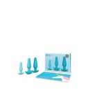 Anal Education Set Black - 7-elementowy zestaw treningowy z trzema zatyczkami analnymi 9 cm, 11,6 cm i 12,6 cm - 5