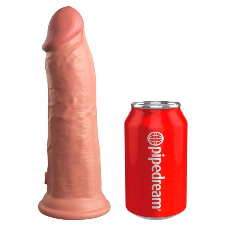 Dildo silikonowe KCE 8 Dual Density Cock Light z przyssawką 22 cm, średnica 5,4 cm - 2