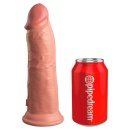 Dildo silikonowe KCE 8 Dual Density Cock Light z przyssawką 22 cm, średnica 5,4 cm - 2