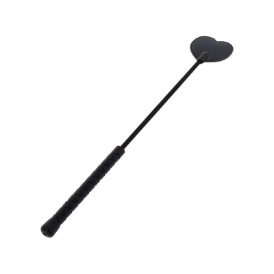 Crop Whip Heart Black - 1 2