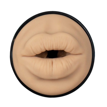 Masturbator FeelVictoria June Mouth - replika ust z wyjmowanym wkładem TPE, kanał 0,6-2,1 cm, 22,5 cm - 4