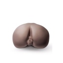 Masturbator Sweet Rose - dwukanałowy (waginalny i analny), realistyczny TPE, wibracja multi-speed, długość 34,2 cm - 3