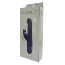 Wibrator duo Goddess Phaedra z funkcją obrotu góra-dół i stymulacją łechtaczki, 22,4 cm - 1