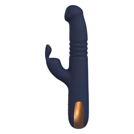 Wibrator duo Goddess Phaedra z funkcją obrotu góra-dół i stymulacją łechtaczki, 22,4 cm - 2