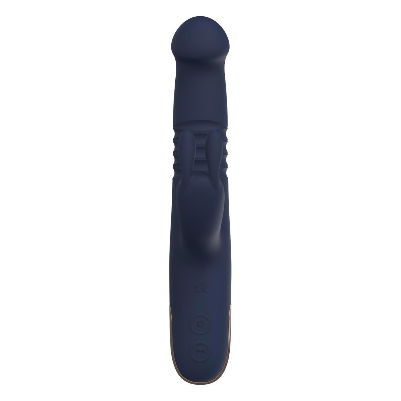 Wibrator duo Goddess Phaedra z funkcją obrotu góra-dół i stymulacją łechtaczki, 22,4 cm - 5