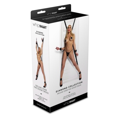 WHIPSMART DIAMOND OVER THE DOOR CROSS BLACK - 1