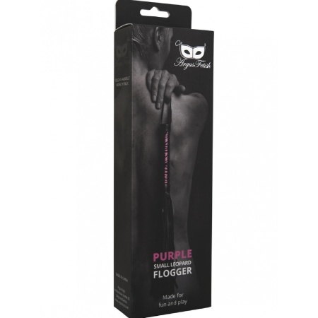 Purple Small Leopard Flogger - 1