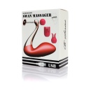 Stymulator Swan Massager czerwony z wymiennymi główkami - 9