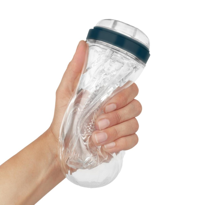 Masturbator FPPR. Multi przezroczysty z wypustkami, 18 cm - 9