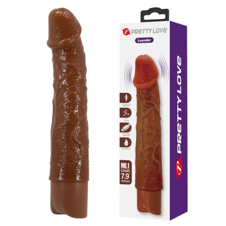 Osric - realistyczny wibrator dildo z TPE, 10 trybów wibracji, długość 20,3 cm - 1