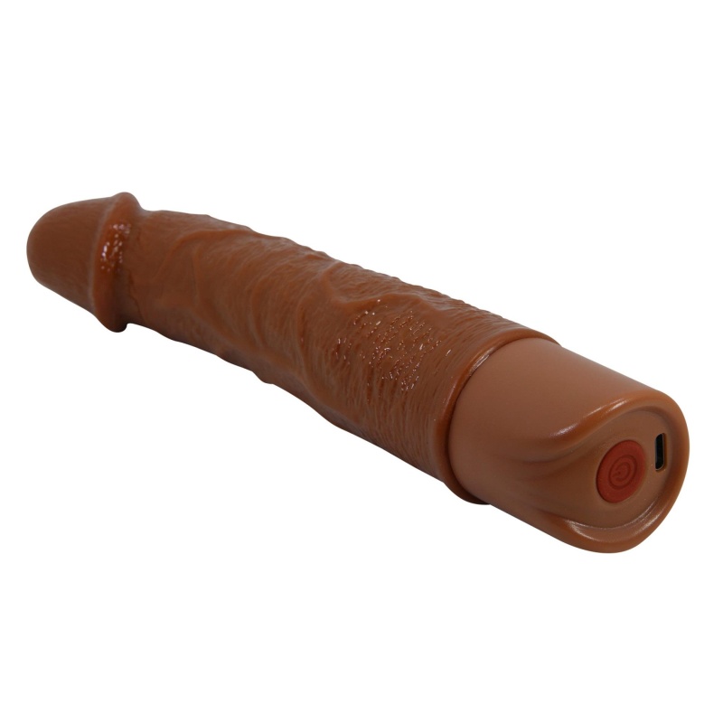 Osric - realistyczny wibrator dildo z TPE, 10 trybów wibracji, długość 20,3 cm - 7
