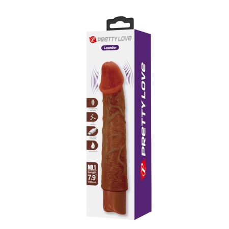 Osric - realistyczny wibrator dildo z TPE, 10 trybów wibracji, długość 20,3 cm - 13