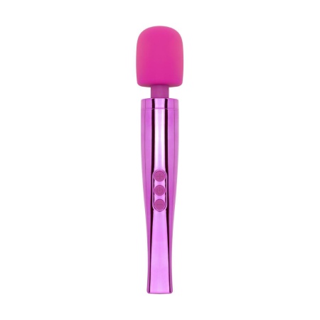 Masażer Wand MyMagicWand różowy z elastyczną silikonową głowicą, 6 prędkościami i 7 trybami wibracji - 2