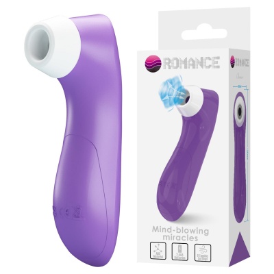Stymulator powietrzny Breezer Purple - bezdotykowa stymulacja łechtaczki, 8 poziomów intensywności, kompaktowa konstrukcja - 1