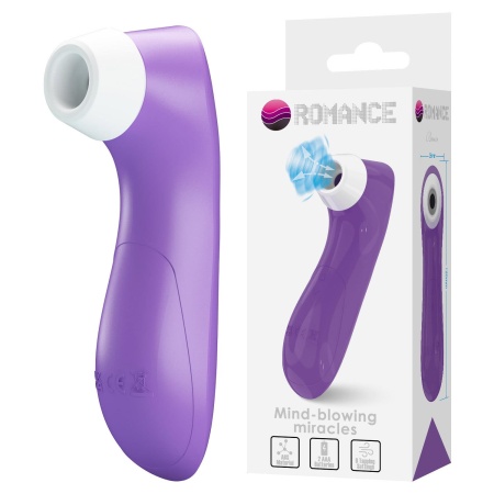 Stymulator powietrzny Breezer Purple - bezdotykowa stymulacja łechtaczki, 8 poziomów intensywności, kompaktowa konstrukcja - 1