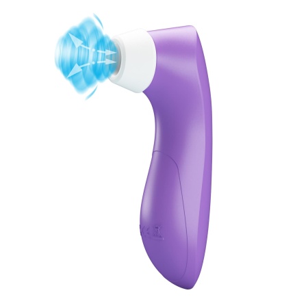 Stymulator powietrzny Breezer Purple - bezdotykowa stymulacja łechtaczki, 8 poziomów intensywności, kompaktowa konstrukcja - 4
